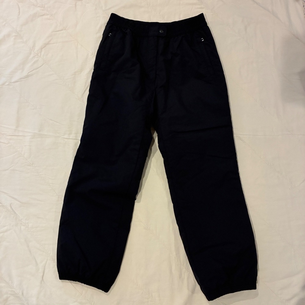 Y2K Obermeyer Snow Pants Women Size 14 Black Insulated Ski Winter Gorpcore